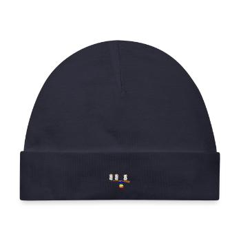 LGBT Owl - Baby Premium Organic Mütze - Navy - Vorne