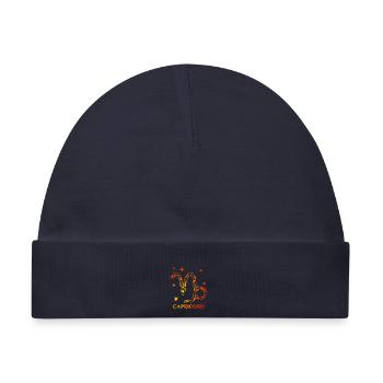 Steinbock - Baby Premium Organic Mütze - Navy - Vorne