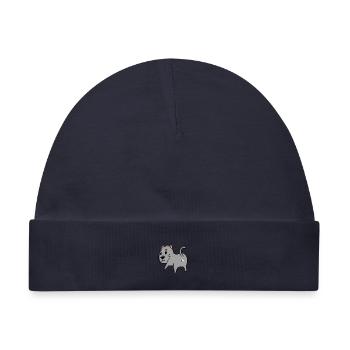 Katze Arsch - Katze Hintern - Baby Premium Organic Mütze - Navy - Vorne