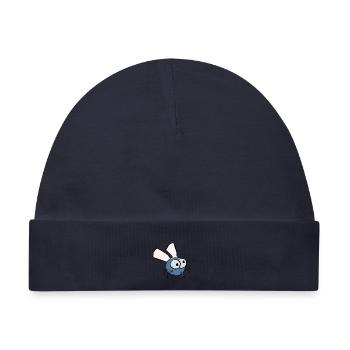 Fliege - Baby Premium Organic Mütze - Navy - Vorne