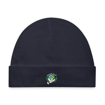 Frieden für alle – Algerien - Baby Premium Organic Mütze - Navy - Vorne