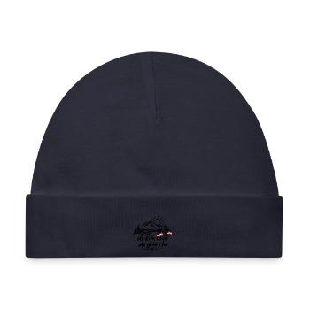 Do kim i her do ghör i hi - Heimatliebe - Baby Premium Organic Mütze - Navy - Vorne
