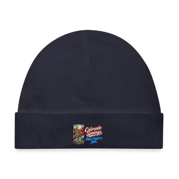 Colorado Springs Retro Vintage Pikes Peak Design - Baby Premium Organic Mütze - Navy - Vorne