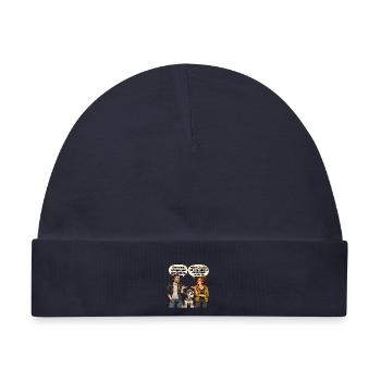 Der muss wissen wer der Chef ist - Baby Premium Organic Mütze - Navy - Vorne