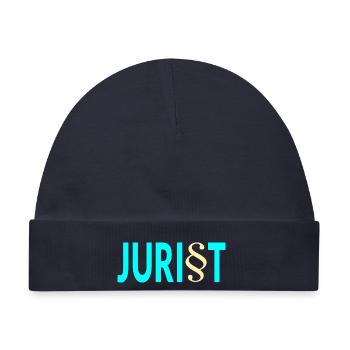 Jurist Paragraf Jura - Baby Premium Organic Mütze - Navy - Vorne