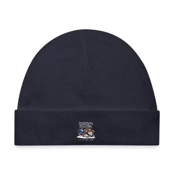 Voll mit Sisu finnischen Igeln - Baby Premium Organic Mütze - Navy - Vorne