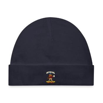 Offizielle Thermostatpolizei Fass das nicht an, lustiger Papa. - Baby Premium Organic Mütze - Navy - Vorne