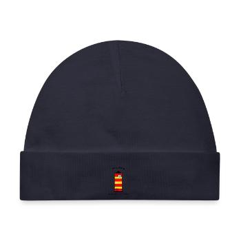 Leuchtturm Pilsum Krummhörn - Insel Nordsee Meer - Baby Premium Organic Mütze - Navy - Vorne