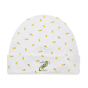 Architect - Baby Premium Organic Mütze - Weiß/Zitronengelb - Vorne