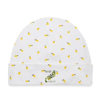 Maurer Hochbau Steinmetz - Baby Premium Organic Mütze - Weiß/Zitronengelb - Vorne