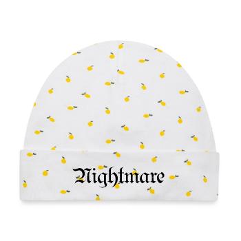 Streetwear - Baby Premium Organic Mütze - Weiß/Zitronengelb - Vorne