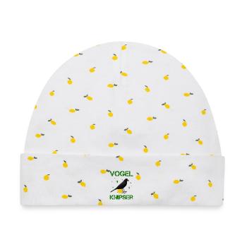 Vogelknipser Vogelfotograf Ornithologe - Baby Premium Organic Mütze - Weiß/Zitronengelb - Vorne