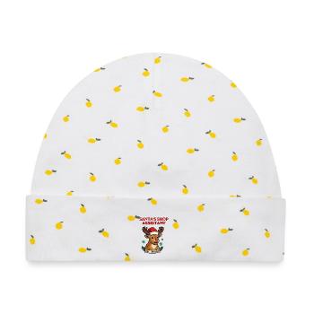 Santa's Reindeer Helfer-Tee - Baby Premium Organic Mütze - Weiß/Zitronengelb - Vorne