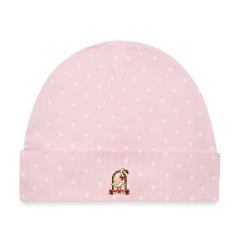 Gans guad Weihnachtspulli bairisch - Baby Premium Organic Mütze - Rosa/Weiße Punkte - Vorne