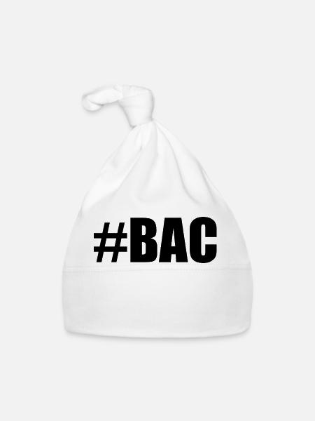 FERRY. BACCALAUREAT. PATENT. DNB. EXAMINATION. WELL DONE - Organic Baby Cap - white - Front