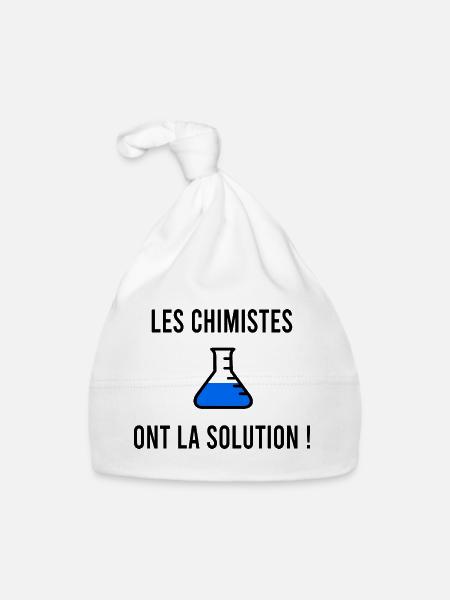 Chemists humor - Organic Baby Cap - white - Front
