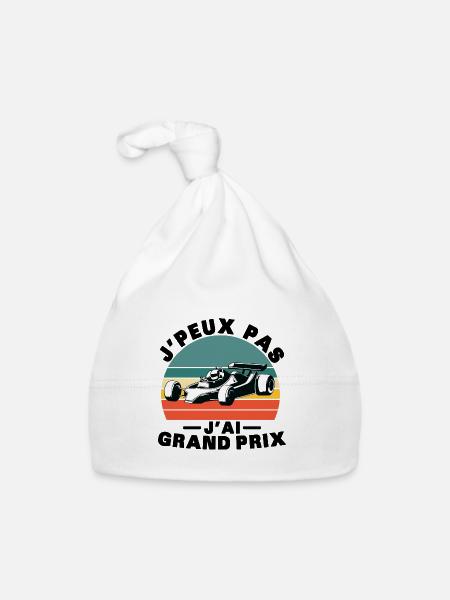 I can't I have great price - Organic Baby Cap - white - Front