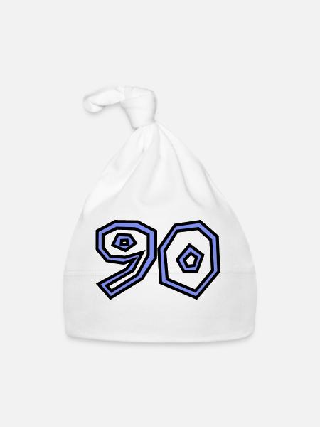 90 - Baby Bio-Mütze - Weiß - Vorne