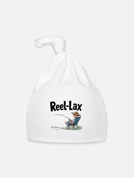 Reel-lax - Organic Baby Cap - white - Front