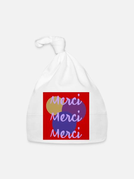 THANK YOU. MISTRESS. MASTER. THANK YOU MISTRESS - Organic Baby Cap - white - Front