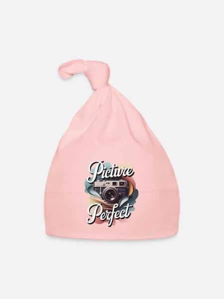 Picture Perfect - Organic Baby Cap - pink - Front