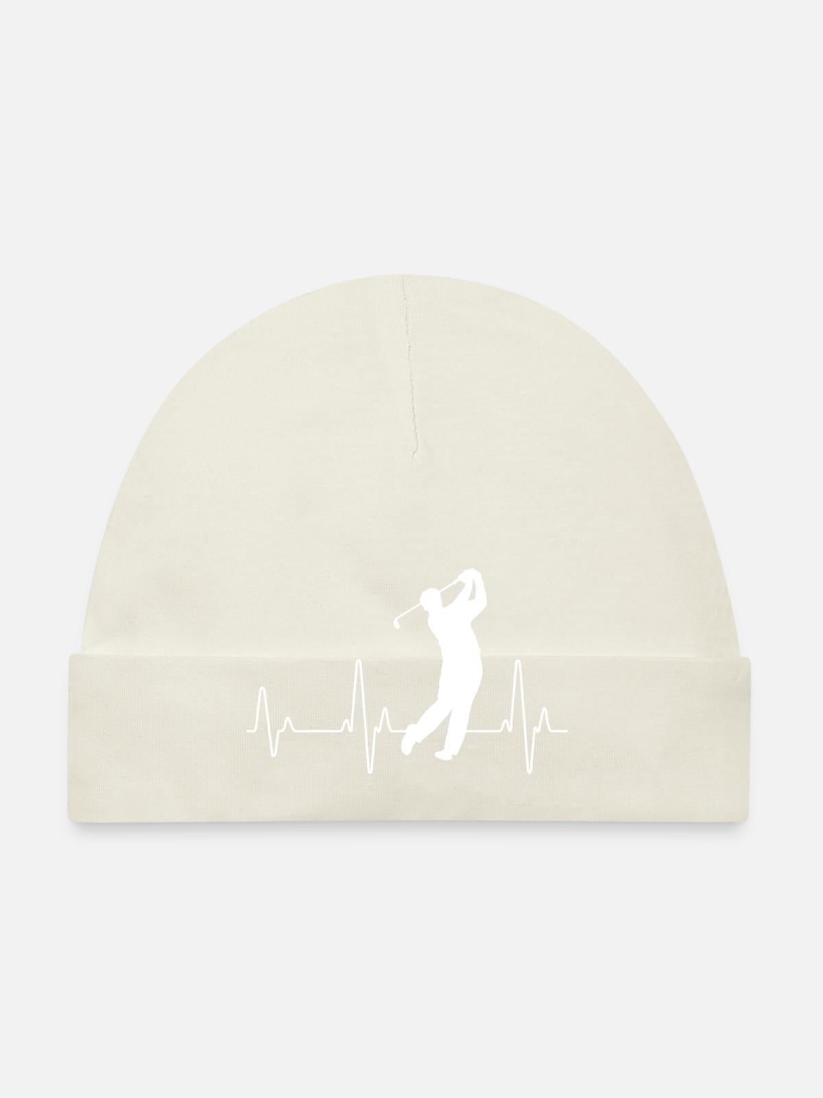 Le golf - Bonnet bio Bébé - marine - Devant