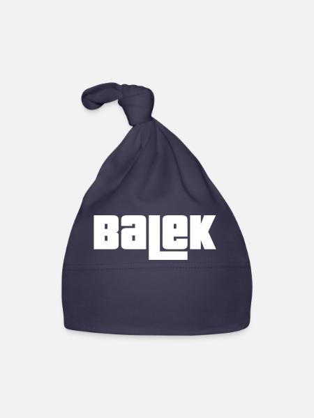 Balek - Bonnet bio Bébé - marine - Devant