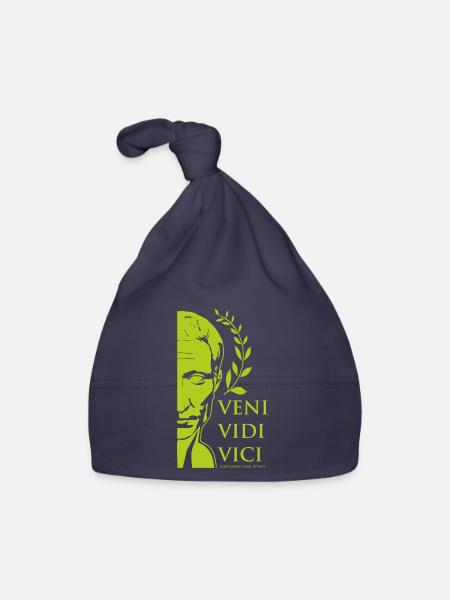 GREEN CAESAR - Organic Baby Cap - navy - Front