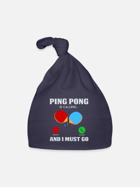 Ping-pong - Bonnet bio Bébé - marine - Devant