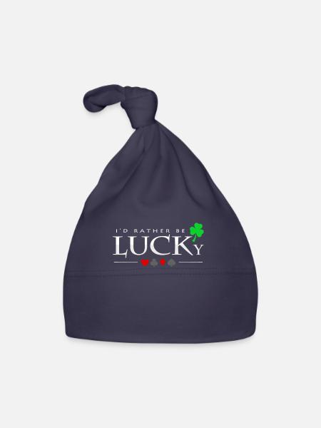 Poker - Baby Bio-Mütze - Navy - Vorne