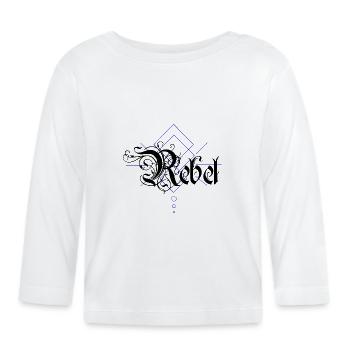 Rebel - Organic Baby Long Sleeve T-Shirt - white - Front