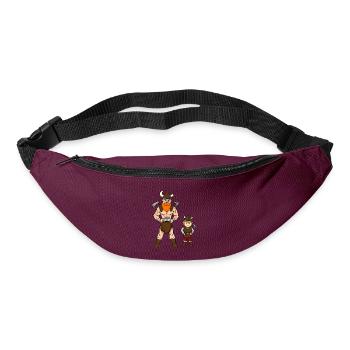 Viking Father Son - Gürteltasche - Burgunderrot - Vorne