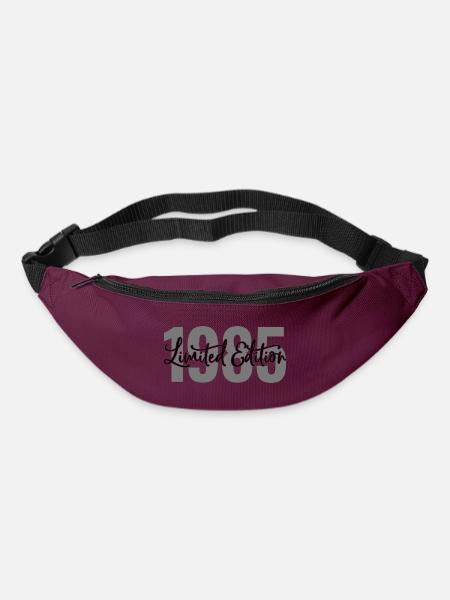 Limited edition 1985 - Gürteltasche - Burgunderrot