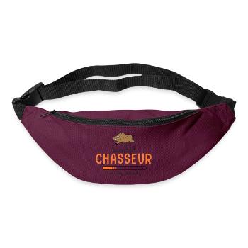 Bientôt Chasseur Body Bébé Cadeau Papa Chasse - Sac banane - bordeaux  - Devant