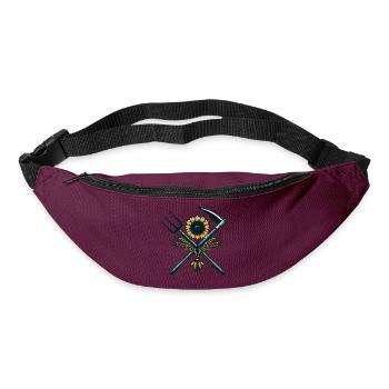 Agriculture Logo - Bum bag - burgundy - Front