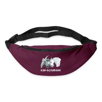 Kuh-Schubser (Working Equitation) - Gürteltasche - Burgunderrot - Vorne