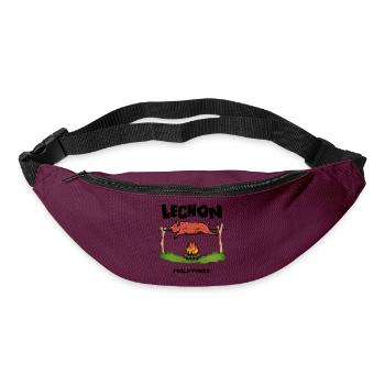 Lechon Philippines Suckling Pig Cebu Manila Gift - Bum bag - burgundy - Front