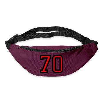 70. 70 YEARS. 70th ANNIVERSARY. 70 YEARS ANNIVERSARY. - Bum bag - burgundy - Front