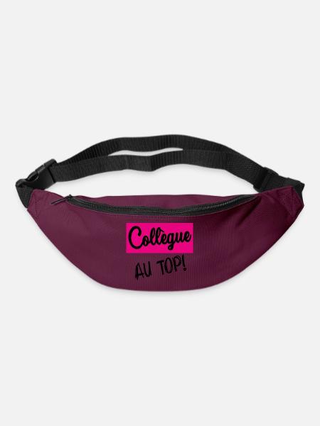 COLLEGUE - Sac banane - bordeaux 