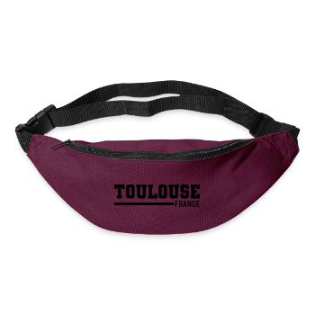 Toulouse | Frankreich - Gürteltasche - Burgunderrot - Vorne