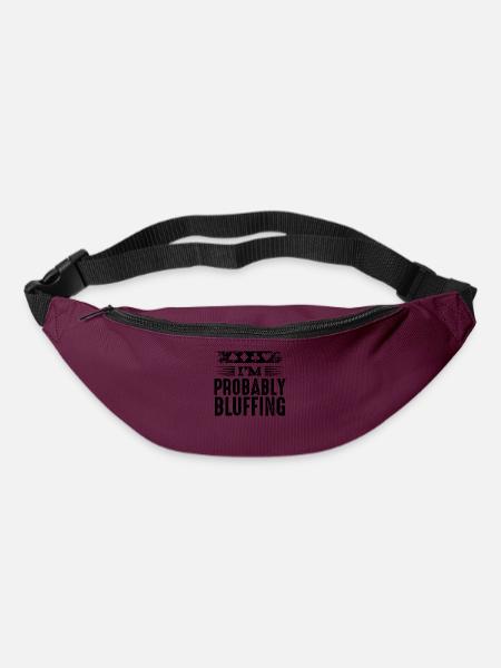 Poker - Sac banane - bordeaux