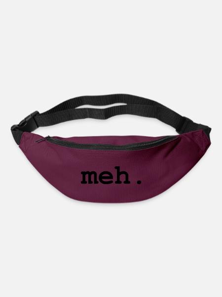meh humour - Sac banane - bordeaux