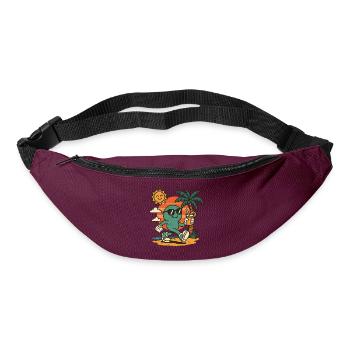 Good mood - Bum bag - burgundy - Front