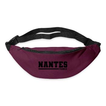 Nantes | Frankreich - Gürteltasche - Burgunderrot - Vorne