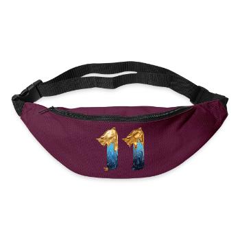 NO. 11 NUMBER 11 COOL 11TH BIRTHDAY - Bum bag - burgundy - Front