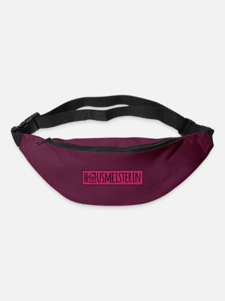 Hausmeisterin - Gürteltasche - Burgunderrot
