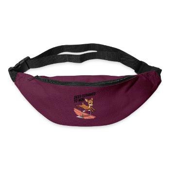 Deer-Termined pour gagner - Sac banane - bordeaux  - Devant
