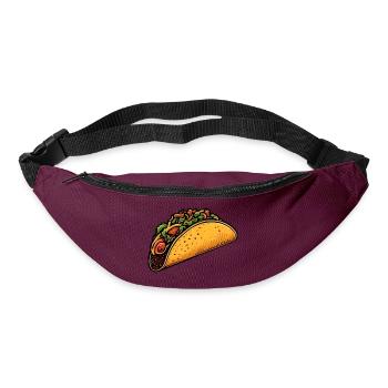 Tacos - Gürteltasche - Burgunderrot - Vorne