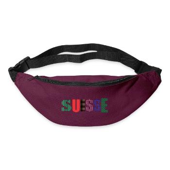 SUISSE. PAYS - Sac banane - bordeaux  - Devant