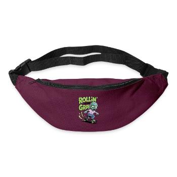 Rollin zum Grab - Gürteltasche - Burgunderrot - Vorne